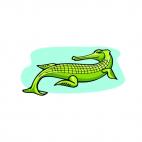 Prehistoric crocodile, decals stickers