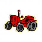 Tractor, decals stickers