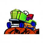 lawn mower, decals stickers