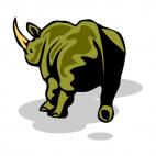 Rhinoceros, decals stickers