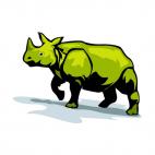 Rhinoceros, decals stickers