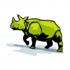 Rhinoceros, decals stickers