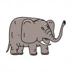 Elephant, decals stickers