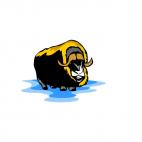 Musk ox, decals stickers
