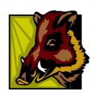 Wild boar, decals stickers