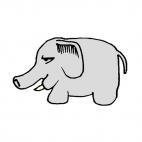 Elephant, decals stickers