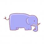 Elephant, decals stickers