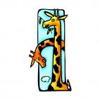 Giraffes, decals stickers