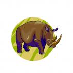 Rhinoceros, decals stickers