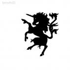 Lycorne horse medieval myth, decals stickers