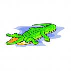 Crocodile with mouth open, decals stickers