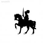 Knight medieval myth, decals stickers