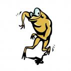 Frog dancing, decals stickers
