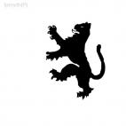 Dragon medieval myth, decals stickers