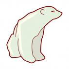 Polar bear, decals stickers