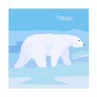 Polar bear, decals stickers