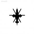 Airplane army helicopter cargo jet F15, decals stickers