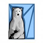 Polar bear, decals stickers