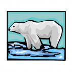 Polar bear, decals stickers