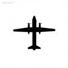 Airplane army helicopter cargo jet F15, decals stickers