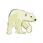 Polar bear, decals stickers