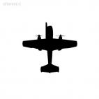 Airplane army helicopter cargo jet F15, decals stickers