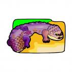 Purple skink, decals stickers