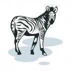 Zebra, decals stickers