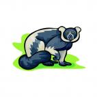 Lemur, decals stickers