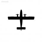 Airplane army helicopter cargo jet F15, decals stickers