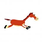 Running horse, decals stickers