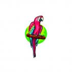 Parrot on a twig, decals stickers