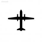 Airplane army helicopter cargo jet F15, decals stickers