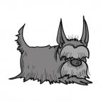 Yorkshire terrier, decals stickers
