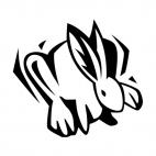 Rabbit, decals stickers