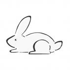 Rabbit, decals stickers