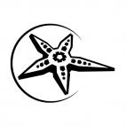 Starfish logo, decals stickers