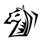 Horse head, decals stickers