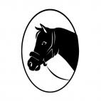 Horse head logo, decals stickers