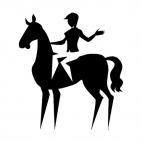 Equestrian, decals stickers