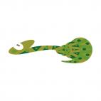 Green snake, decals stickers