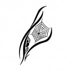 Spider tattoo, decals stickers