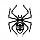 Spider tattoo, decals stickers
