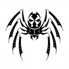 Spider tattoo, decals stickers
