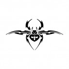 Black widow tattoo, decals stickers