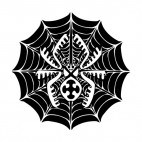 Spider tattoo, decals stickers