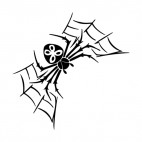 Spider tattoo, decals stickers