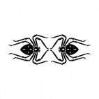 Spiders tattoo, decals stickers