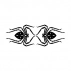 Spiders tattoo, decals stickers