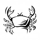 Crab, decals stickers